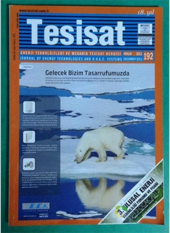 TESİSAT Enerji Teknolojileri ve Mekanik Tesisat Dergisi Temmuz 2011